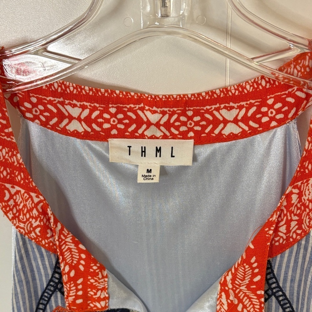 THML Red and Blue Patterned Dress - Picture 2 of 5